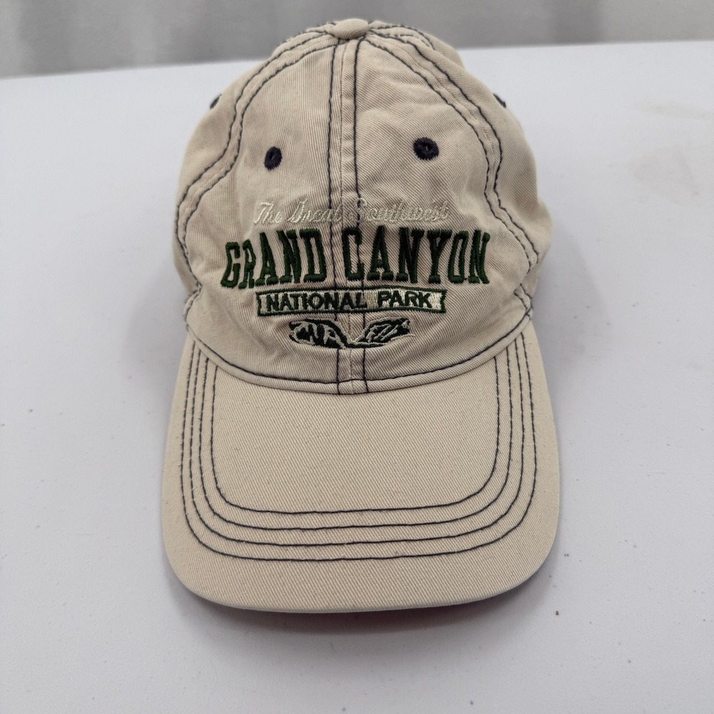 Prairie Mountain Hat Men OS Tan Grand Canyon National Park Embroidered Cotton